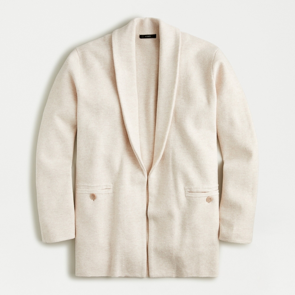 Camille Sweater Blazer with Shawl Collar
